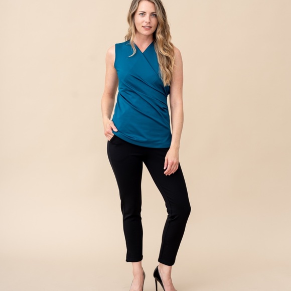 Sleeveless Cross Front Top - Picture 5 of 5